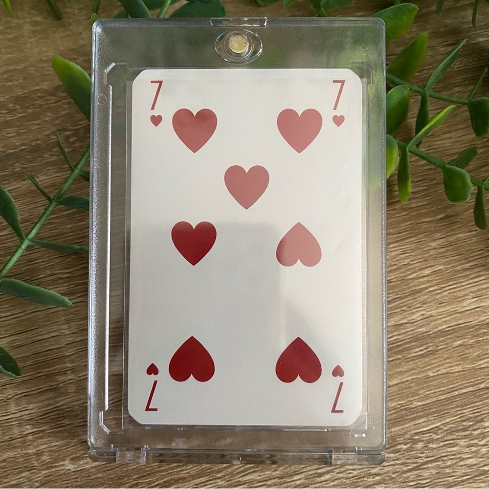 Louis Vuitton - Playing Card 7♥️ BLUE - Picture 2 of 3
